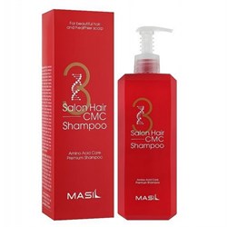 Masil Шампунь для волос восстанавливающий с аминокислотами / 3 Salon Hair CMC Shampoo, 500 мл 23156-64427 - фото 14775726