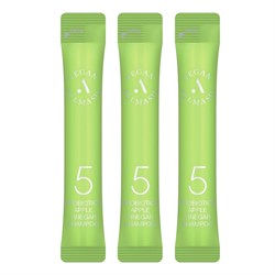 AllMasil Шампунь для волос с яблочным уксусом / 5 Probiotics Apple Vinegar Shampoo Stick Pouch, 20 шт. х 8 мл 23638-65460 - фото 14775764