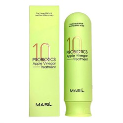 Masil Бальзам-маска для волос от перхоти с яблочным уксусом / 10 Probiotics Apple Vinegar Treatment, 300 мл 23168-64436 - фото 14776118