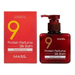 Masil Бальзам для волос несмываемый с протеинами / 9 Protein Perfume Silk Balm Sweet Love, 180 мл 23170-64435 - фото 14776205