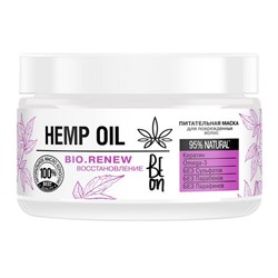 BeOn Питательная маска для поврежденных волос / Hemp Oil, 350 мл 20421-25489 - фото 14776409