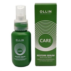 Ollin Сыворотка для волос восстанавливающая с экстрактом семян льна / Restore Serum with Flax Seeds, 50 мл 23189-64475 - фото 14776621
