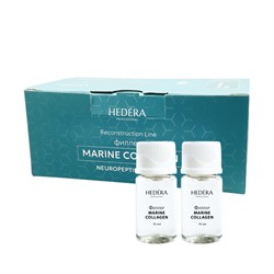 Hedera Professional Филлер для восстановления тонких, слабых волос / MARINE COLLAGEN, 10 мл x 10 24356-66069 - фото 14777022