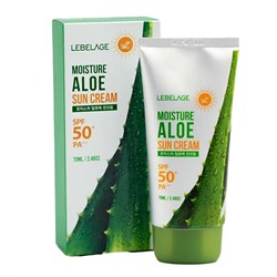 Lebelage Солнцезащитный крем для лица с экстрактом алоэ / Moisture Aloe Sun Cream SPF50+PA+, 70 мл 20514-25594 - фото 14777579