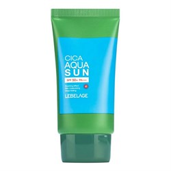 Lebelage Солнцезащитный крем для лица на водной основе с центеллой азиатской / Cica Aqua Sun Cream SPF50+ PA+++, 30 мл 24683-72349 - фото 14777791