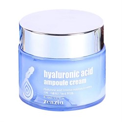 Jigott Крем для лица увлажняющий с гиалуроновой кислотой / Zenzia Hyaluronic Acid Ampoule Cream, 70 мл 15624-16372 - фото 14777998