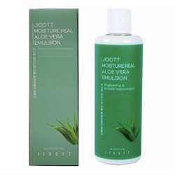 Jigott Увлажняющая эмульсия с экстрактом алоэ / Moisture Real Aloe Vera Emulsion, 300 мл 20922-29784 - фото 14778250