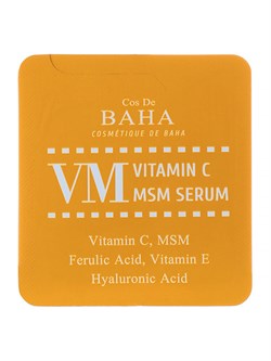 Cos De BAHA Сыворотка для лица с витамином С и MSM / Vitamin C MSM Serum Sample (VM), 1,5 мл 27894-76555 - фото 14779467