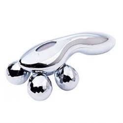 Nail Art Ручной роликовый массажер для лица и тела / 4D Massager XC-119, серебристый 18467-19810 - фото 14779928