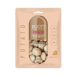 Jigott Ампульная тканевая маска с экстрактом картофеля / Potato Real Ampoule Mask, 27 мл 15630-16378 - фото 14780037
