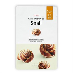 Etude Тканевая маска с фильтратом слизи улитки / 0.2 Therapy Air Mask Snail, 20 мл 20010-23552 - фото 14780125