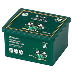 JMsolution Набор успокаивающих тканевых масок для лица с центеллой / Disney Quick Routine Barrier Cica Mask, 350 мл 23687-65659 - фото 14780228