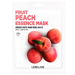 Lebelage Увлажняющая тканевая маска с персиком / Fruit Peach Essence Mask, 25 мл 24069-65718 - фото 14780252