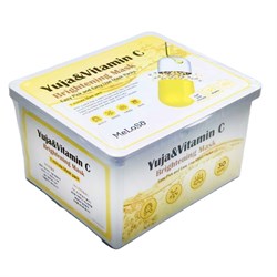 MeLoSo Набор тканевых масок с экстрактом юдзу и витамином C / Yuja & Vitamin C Brightening Mask, 30 шт. 24731-72419 - фото 14780306