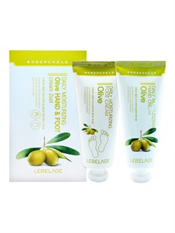 Lebelage Набор кремов для рук и ног с оливой / Daily Moisturizing Olive, 100 мл*2 18370-19889 - фото 14780509