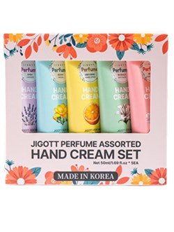 Jigott Набор парфюмированных кремов для рук / Perfume Assorted Hand Cream Set Of 5, 50 мл x 5 25372-75839 - фото 14780651