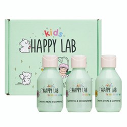 Happy Lab Kids Подарочный набор для детей: гель для душа, пена, шампунь / Kids Mini, 100 мл x 3 21856-41298 - фото 14781274