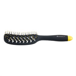 Dewal Щетка для укладки волос продувная узкая / Banana Black BNN83, черный 9789-6803 - фото 14783221