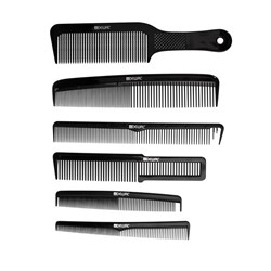 Dewal Набор расчёсок / Barber Style CO-6000K12J, черный 12505-15724 - фото 14783291