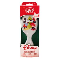 Wet Brush Расческа для спутанных волос мини / Holiday Joy Mini Detangler Holiday Couple BWR832MMWH 12449-54689 - фото 14783414