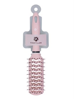 Kristaller Туннельная расческа для волос 425R1.6242R1 / Жемчужная сакура, нейлоновые штифты, 23,5 см, розовый нюд 27922-76583 - фото 14783616