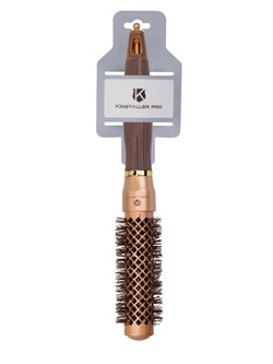 Kristaller Термобрашинг для укладки волос / Ceramic + Ionic TG-X16/25, 25 мм, коричневый 25335-73598 - фото 14784243