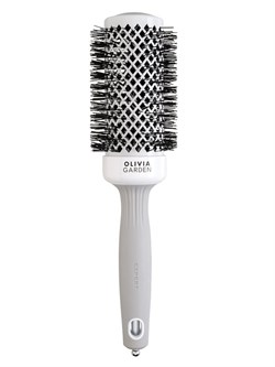 Olivia Garden Термобрашинг для укладки волос / Expert Blowout Shine White & Grey, 45 мм, бело-серый 24340-66017 - фото 14784315