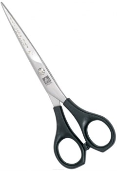 Dewal Парикмахерские ножницы прямые с микронасечками / Easy Step 2117/6.0, черный 1637-1504 - фото 14784878