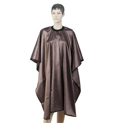 Dewal Пеньюар для стрижки «Глянец» AA04Brown, 128 х 146 см, коричневый 3939-2930 - фото 14785099