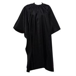 Dewal Пеньюар для стрижки «Глянец» AA04Black, 128 х 146 см, черный глянцевый 12508-73278 - фото 14785125