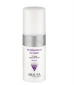 Aravia CC-крем для лица защитный / SPF-20 Multifunctional CC Cream, тон 02, 150 мл 14063-12722 - фото 14785502