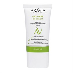 Aravia Laboratories BB-крем против несовершенств / Anti-Acne BB Cream, 13 светло-бежевый, 50 мл 24015-65789 - фото 14785575