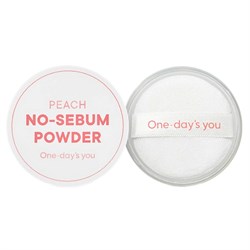 One-day's You Себорегулирующая пудра для лица с матирующим эффектом / Peach No-sebum Powder, персиковый, 4 г 25152-72741 - фото 14785973