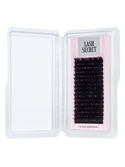 Lash Secret Ресницы для наращивания, одна длина, 16 линий, C/0,07 x 10 мм, чёрный 10509-73405 - фото 14786607