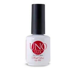 Uno Верхнее покрытие Lux High Gloss Top Coat, 15 мл 13329-12046 - фото 14786810