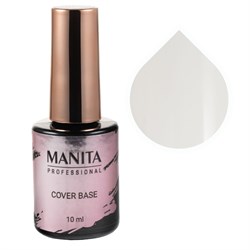Manita Professional Каучуковая камуфлирующая база для гель-лака / Cover Base №01, 10 мл 21806-43551 - фото 14786914