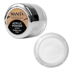 Manita Professional Акриловая пудра мелкодисперсная «White», 15 г 22505-62839 - фото 14788185