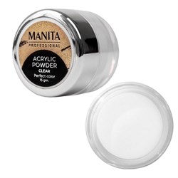 Manita Professional Акриловая пудра мелкодисперсная «Clear», 15 г 22501-62851 - фото 14788187