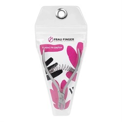 Frau Finger Кусачки маникюрные для кутикулы / Classic FN-206/7DP, спиральная пружина, ручная заточка, 7 мм 20703-64530 - фото 14788589