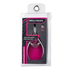 Frau Finger Кусачки маникюрные для кутикулы / Professional FNP-206/7DP, спиральная пружина, ручная заточка, 7 мм 24114-65689 - фото 14788665