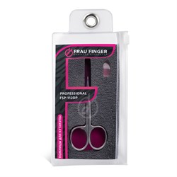 Frau Finger Ножницы маникюрные для кутикулы изогнутые / Professional FSP-112DP, матовые, ручная заточка, 9 см 23242-65648 - фото 14803090