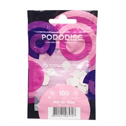 Staleks Сменные файлы для педикюрного диска / Pododisk XS, 100 грит, 50 шт. 24595-71324 - фото 14804011