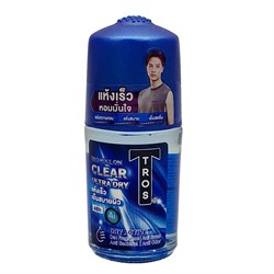 Tros Роликовый дезодорант для мужчин с освежающим ароматом / Clear Ultra Dry Deo Roll On, 25 мл 23582-65379 - фото 14804648