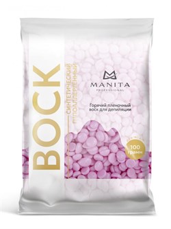 Manita Professional Воск для депиляции в гранулах синтетический, пион, 100 г 24645-72283 - фото 14804945