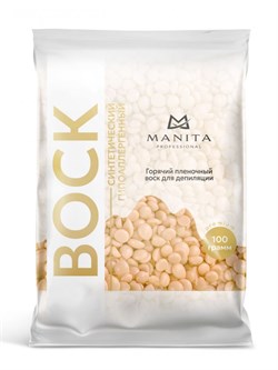 Manita Professional Воск для депиляции в гранулах синтетический, манго, 100 г 24644-72284 - фото 14804948