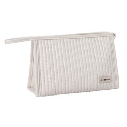 Kristaller Косметичка женская Love peace rectangular стёганая, белый 25009-72458 - фото 14805244