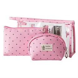 Kristaller Набор косметичек Handmade 3 in 1, розовый 25000-72471 - фото 14805357