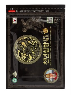 Kang Hwa Обезболивающий пластырь с красным женьшенем и маслом удового дерева для суставов / Cheonnyeon Chim Hyang Pad Premium, 20 шт. 27938-76603 - фото 14805997