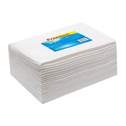 White line Набор одноразовых полотенец, спанлейс, вафельное 35 х 70 см, белый, 50 шт. 15854-16610 - фото 14806143