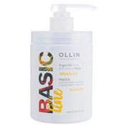 Ollin Маска для сияния и блеска с аргановым маслом / Basic Line, 650 мл 8448-5771